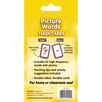 Picture Words Flash Cards