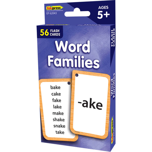 Word Families Flash Cards