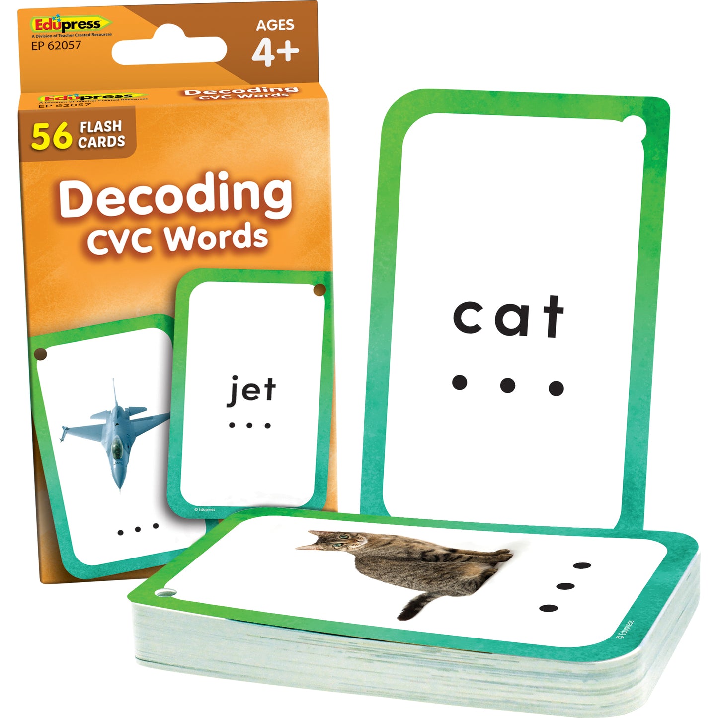 Decoding CVC Words Flash Cards