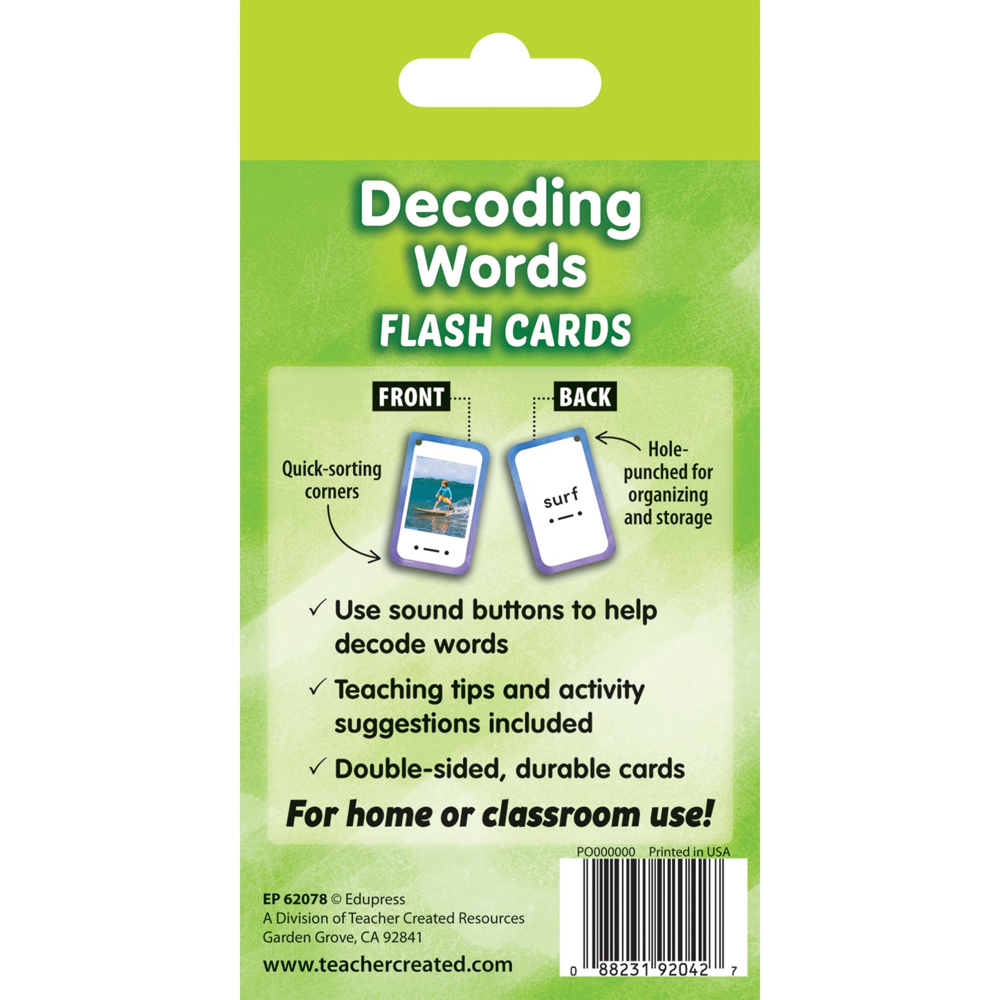 Decoding Words Flash Cards