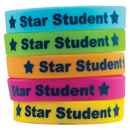 Star Student Wristbands 10 Per Pack, 6 Packs