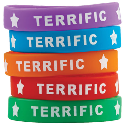 (6 PK) TERRIFIC WRISTBANDS 10 PER PK