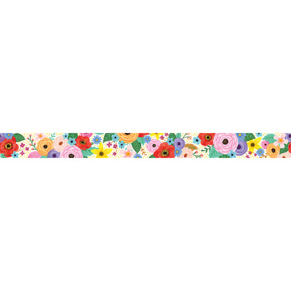 Wildflowers Straight Border Trim, 35 Feet Per Pack, 6 Packs