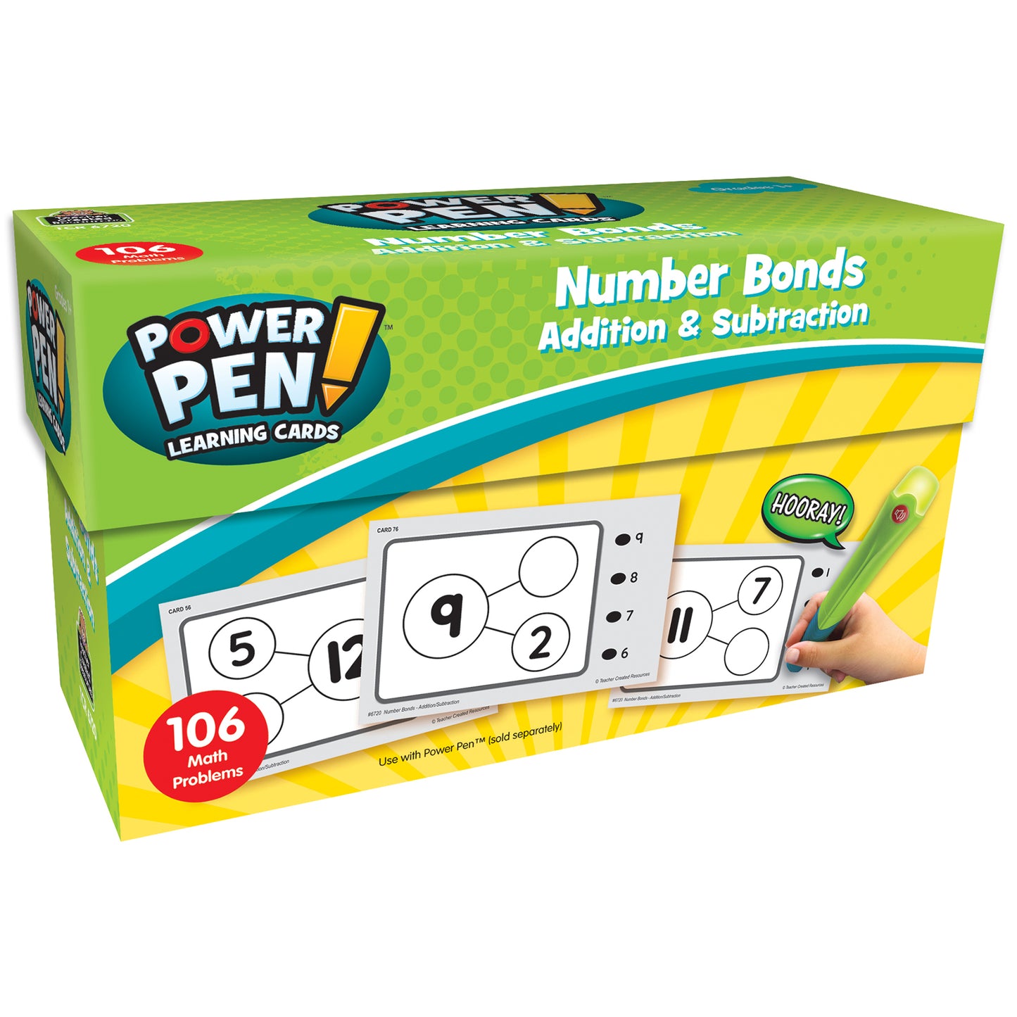 Add & Subtraction Power Pen Cards