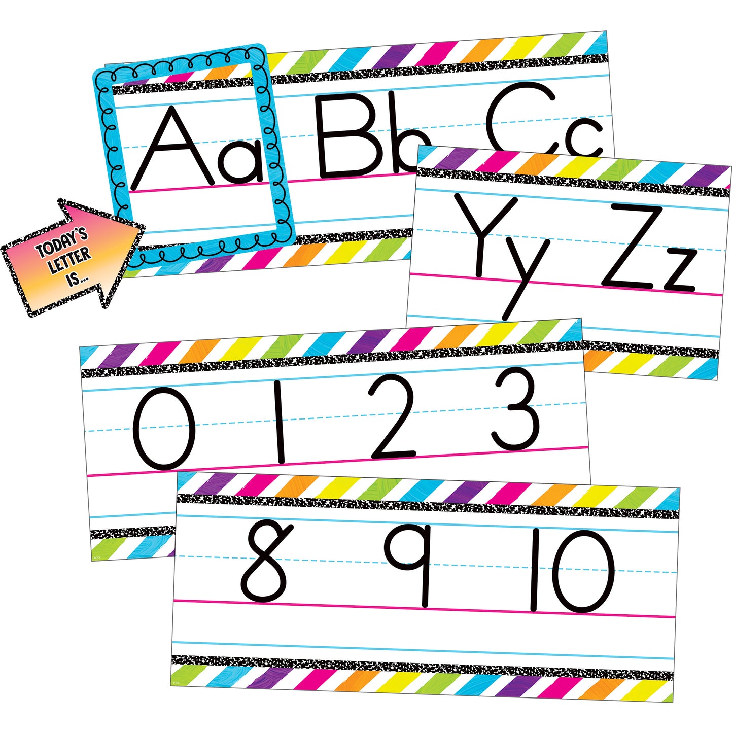 Brights 4Ever Alphabet Bulletin Board Set