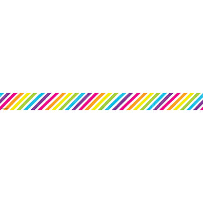 Brights 4Ever Stripes Straight Border Trim, 35 Feet