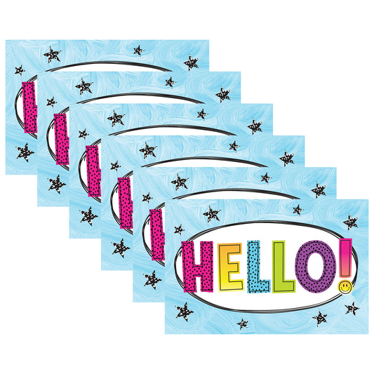 Brights 4Ever Hello Postcards, 30 Per Pack, 6 Packs