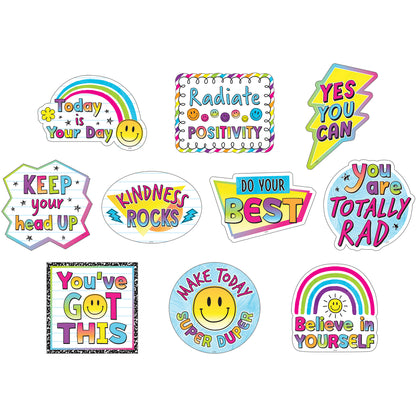 Brights 4Ever Positive Saying Accents, 30 Per Pack, 3 Packs