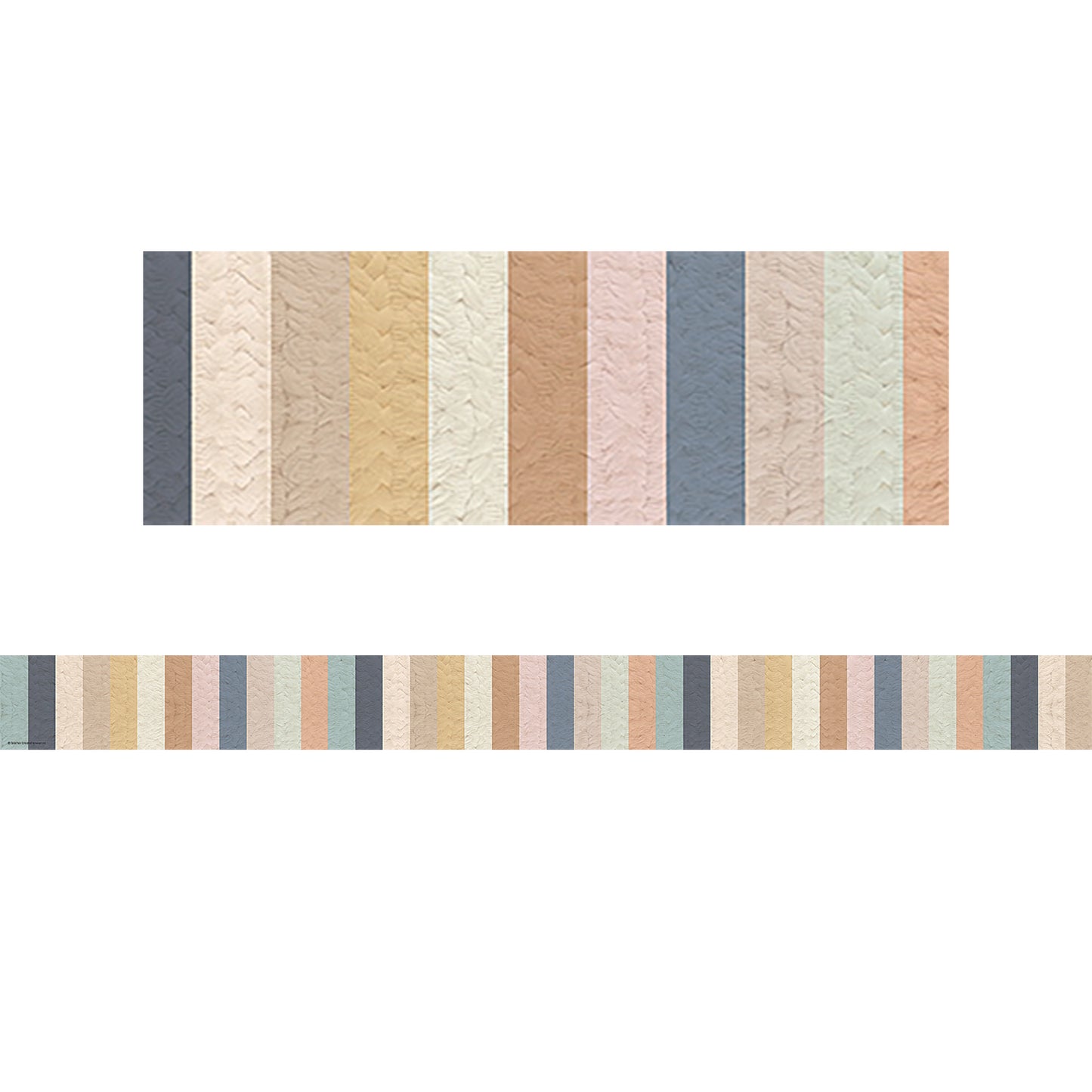 Everyone is Welcome Stripes Straight Border Trim, 35 Feet