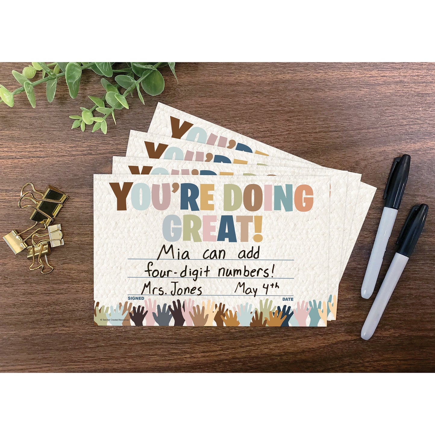 Everyone is Welcome You're Doing Great! Awards, Pack of 30