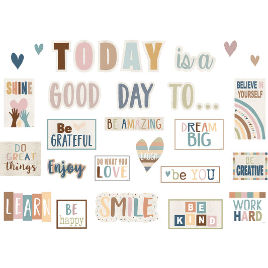 Everyone is Welcome Today is a Good Day Mini Bulletin Board Set