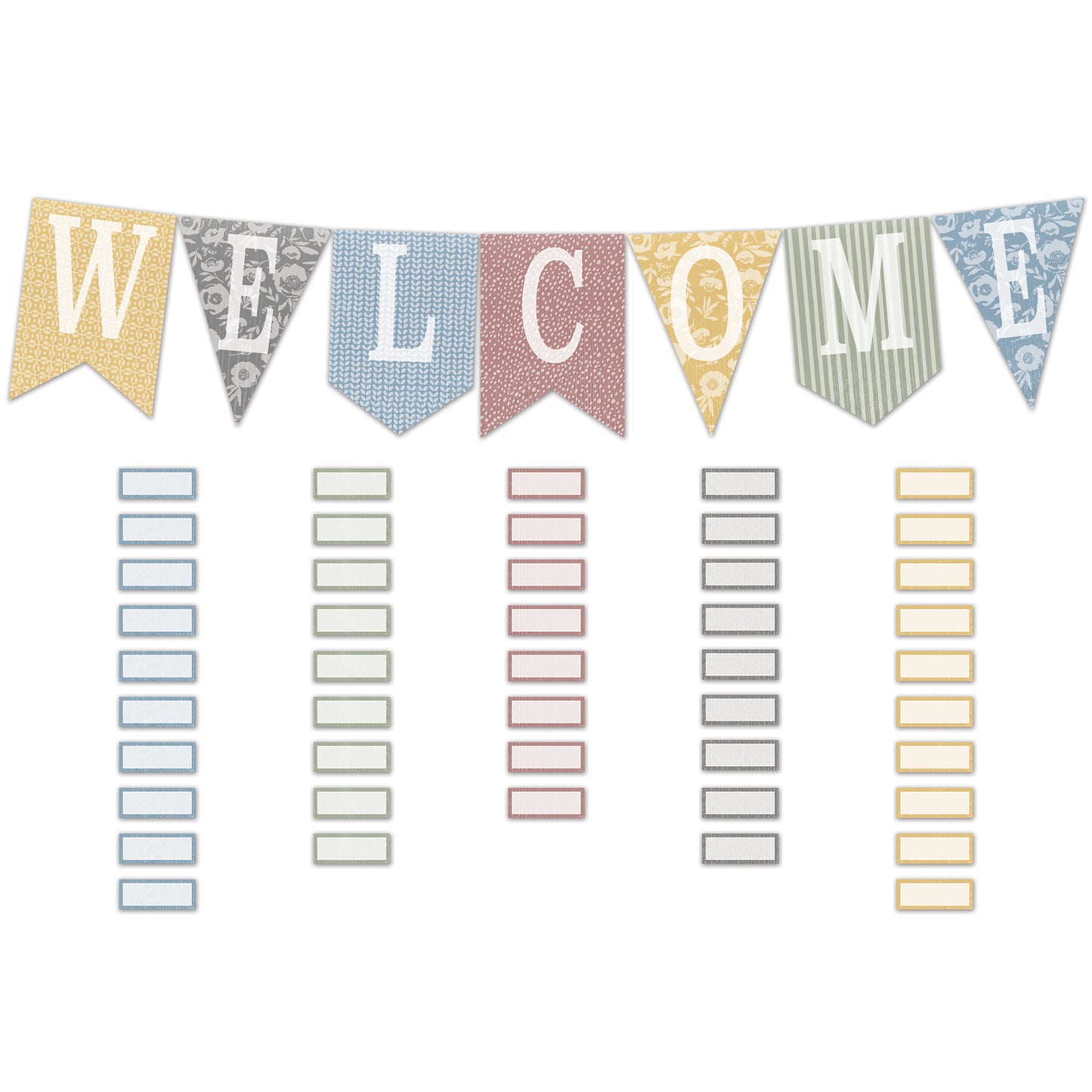 Class Cottage Pennants Welcome Bbs