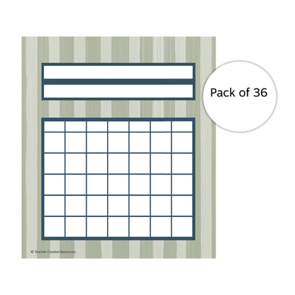 Classroom Cottage Incentive Charts, 36 Per Pack, 6 Packs