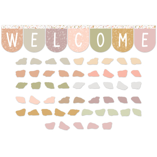 Terrazzo Tones Welcome Bunting Bbs