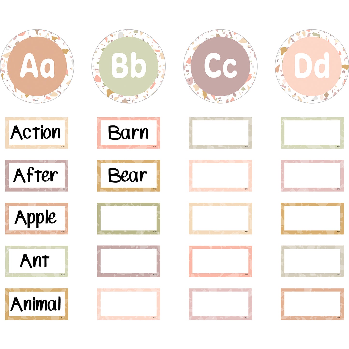 Terrazzo Tones Word Wall Bbs