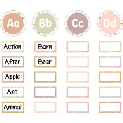 Terrazzo Tones Word Wall Bbs