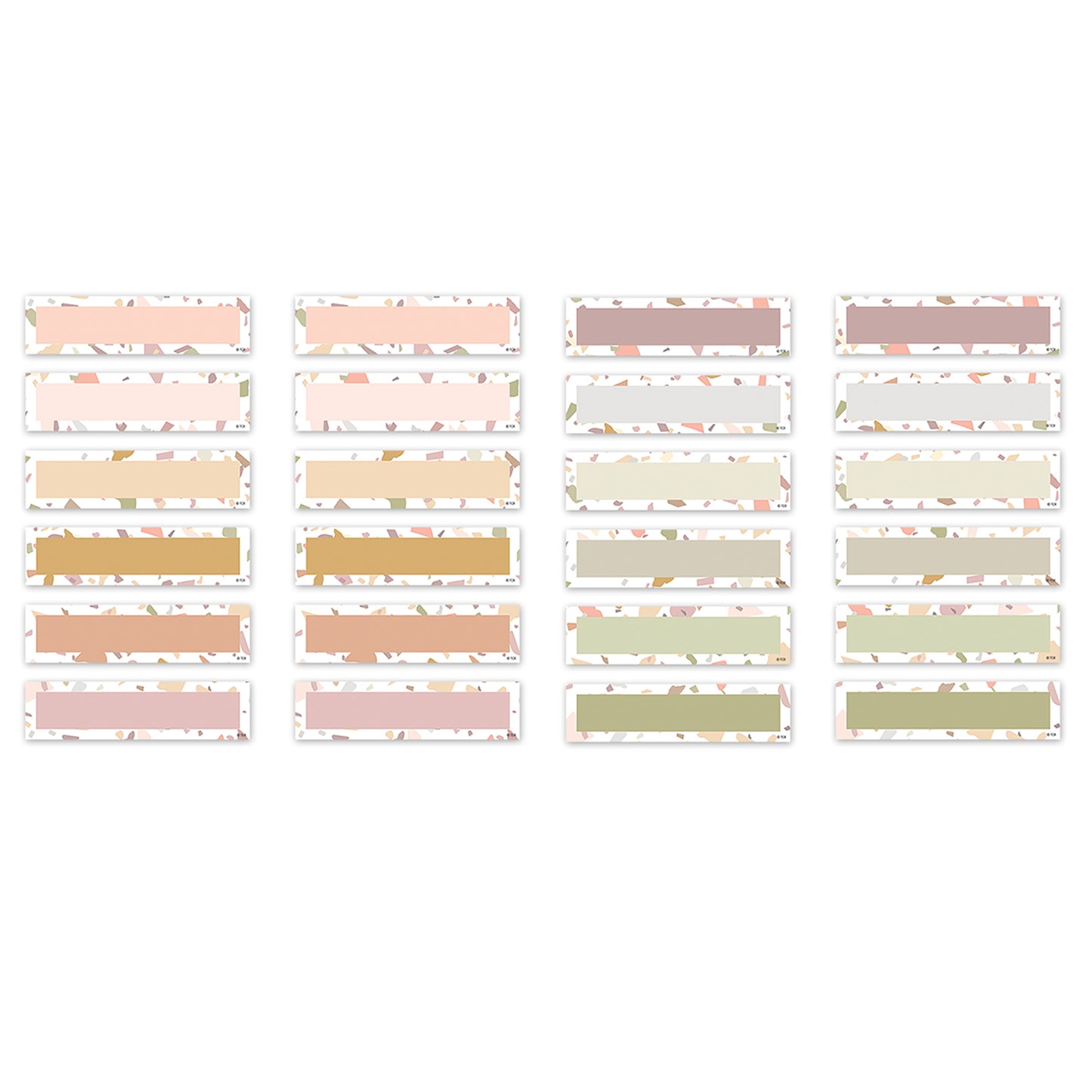 Terrazzo Tones Our Birthdays Mini Bulletin Board Set