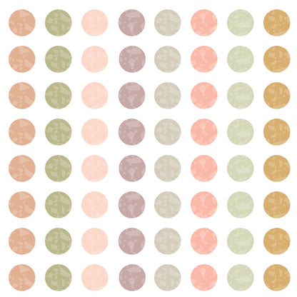 Terrazzo Tones Circles Mini Sticker