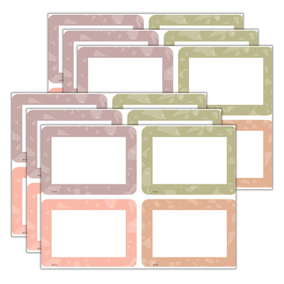 Terrazzo Tones Name Tags/Labels - Multi-Pack, 36 Per Pack, 6 Packs