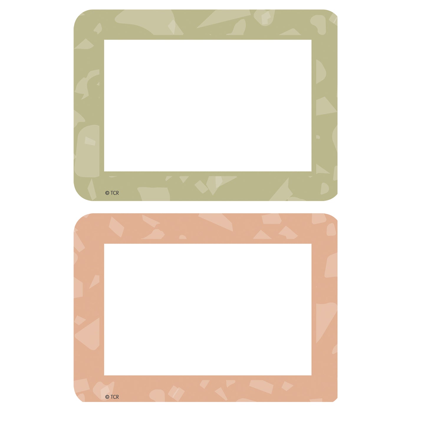 Terrazzo Tones Name Tags Labels