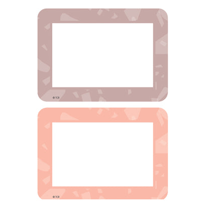 Terrazzo Tones Name Tags Labels