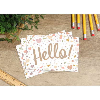 Terrazzo Tones Hello Postcards