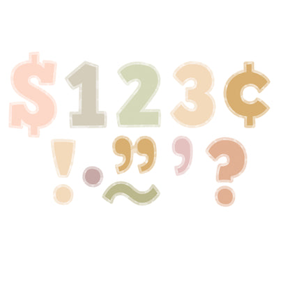 Terrazzo Tone 4in Bold Block Letter Combo Pack