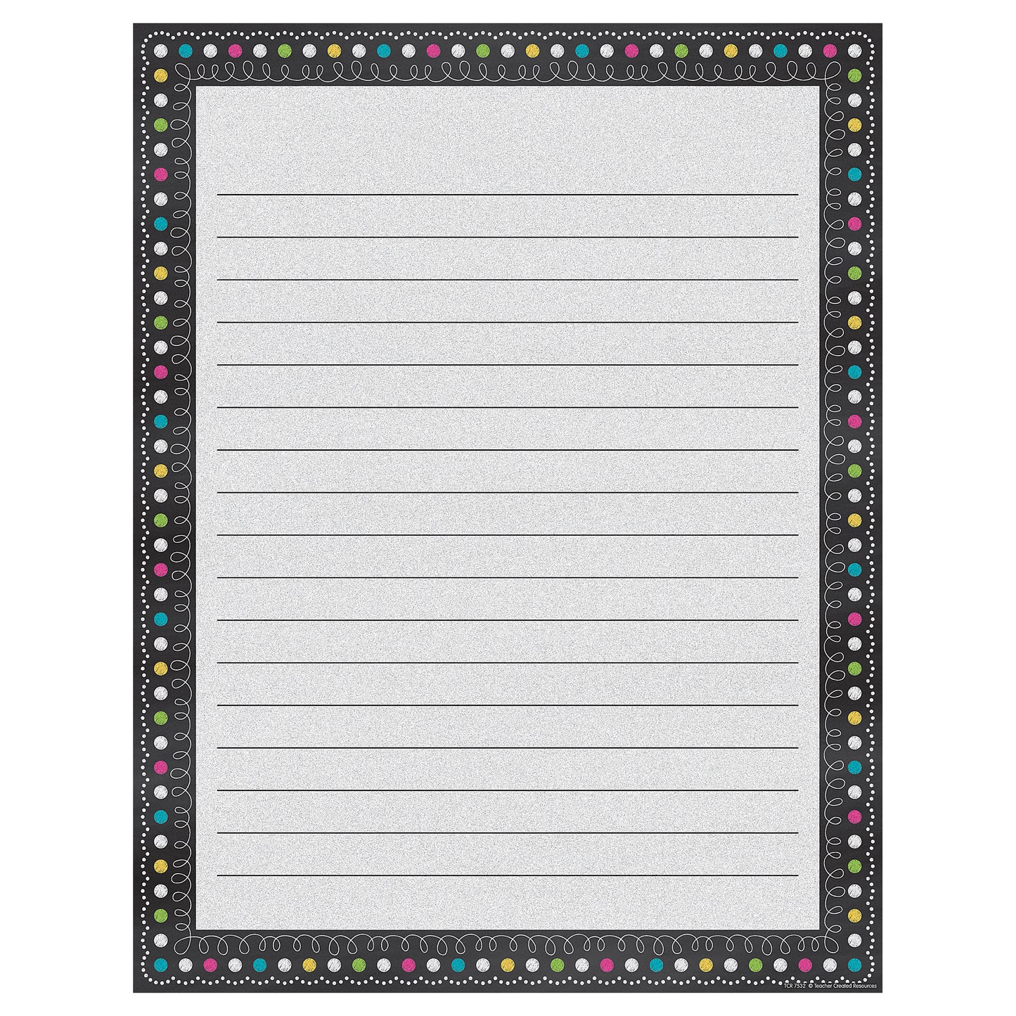 Chalkboard Brights Lined Chart