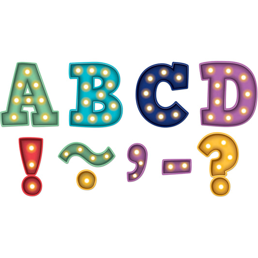 (2 PK) MARQUEE BOLD BLOCK 3IN MAGNETIC LETTERS