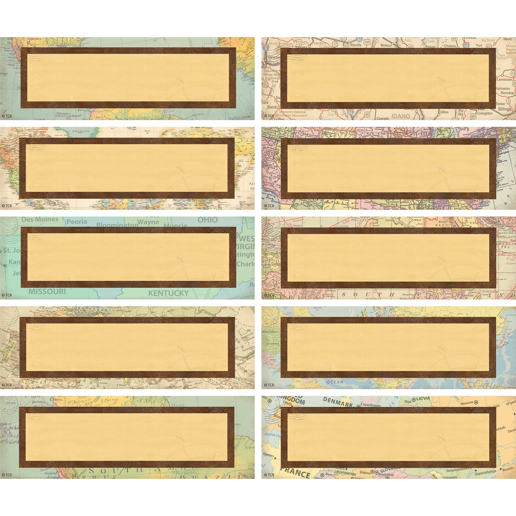 Travel the Map Labels Magnetic Accents, 20 Per Pack, 3 Packs – Loomini