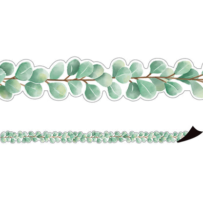 Eucalyptus Die-Cut Magnetic Border, 24 Feet