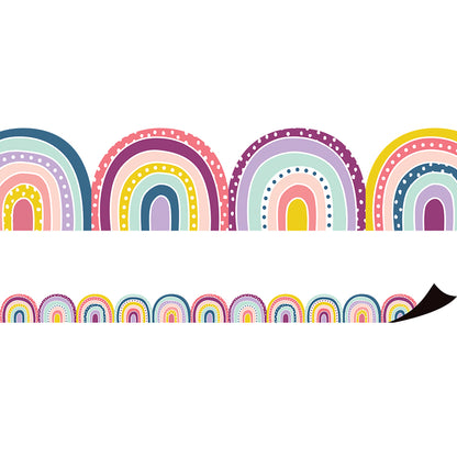 Oh Happy Day Rainbows Magnetic Border, 24 Feet
