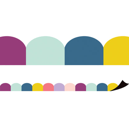 Oh Happy Day Scalloped Magnetic Border, 24 Feet