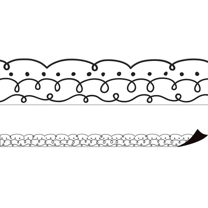Squiggles and Dots Magnetic Border, 24 Feet