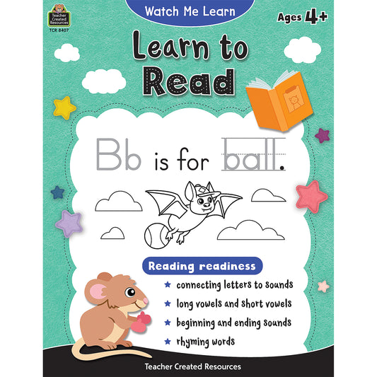 Learn To Read Watch Me Learn