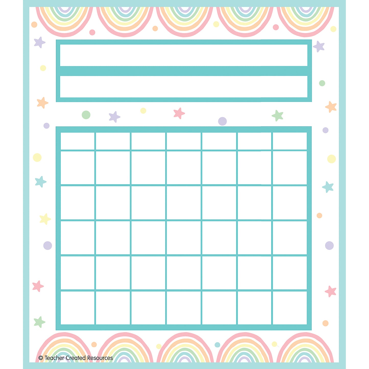 Pastel Pop Incentive Charts, 36 Per Pack, 6 Packs