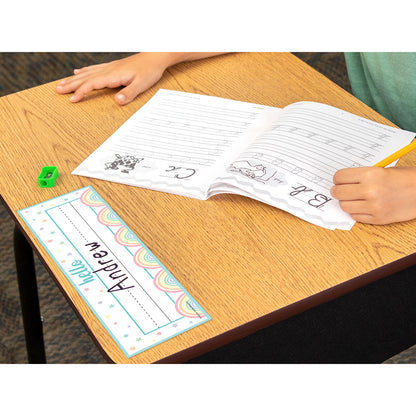 Pastel Pop Flat Name Plates, Pack of 36