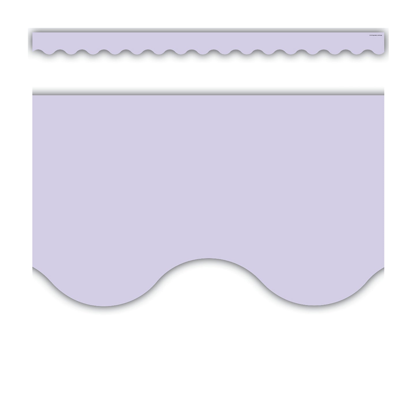 Lavender Scalloped Border Trim, 35 Feet