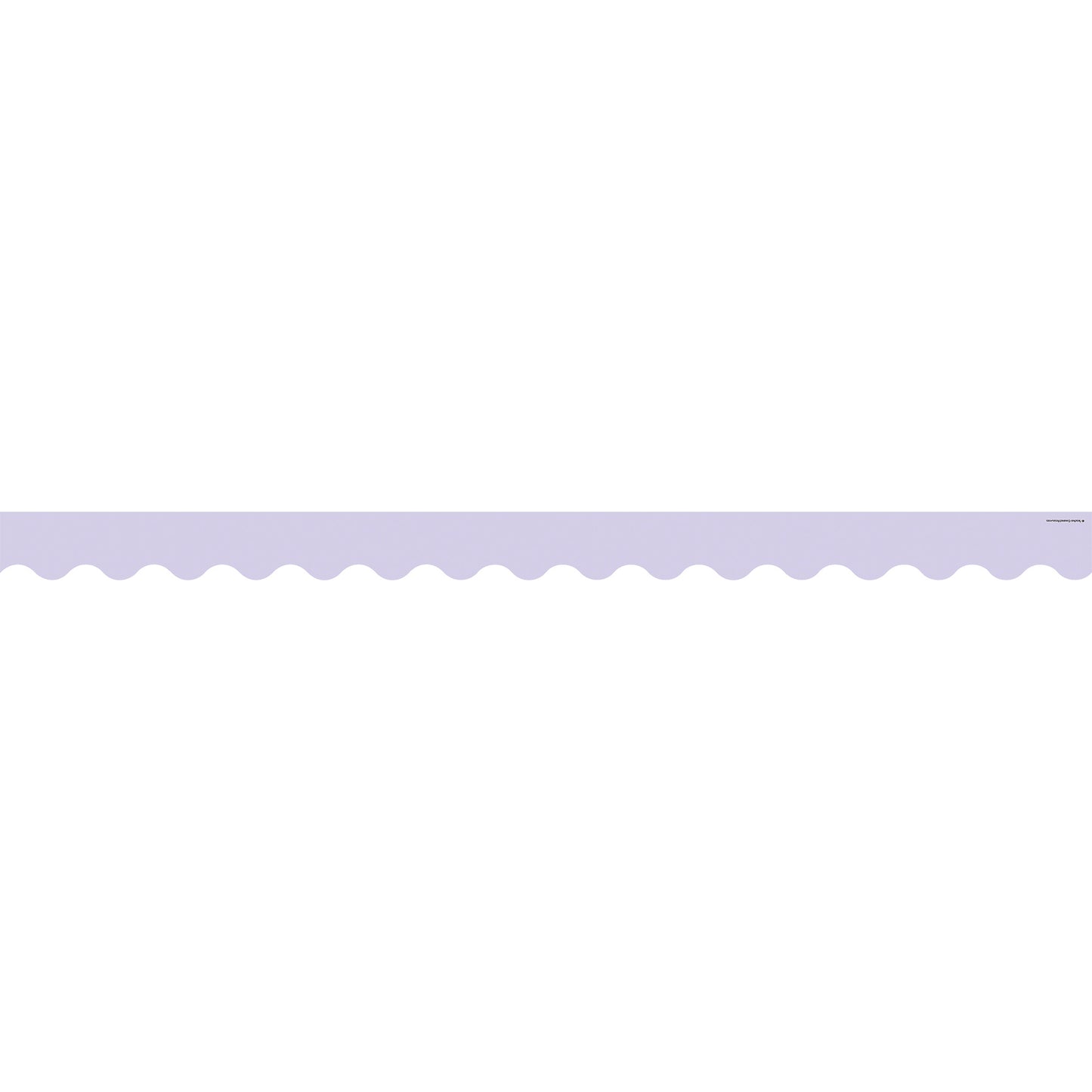 Lavender Scalloped Border Trim, 35 Feet