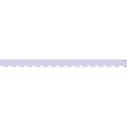 Lavender Scalloped Border Trim, 35 Feet