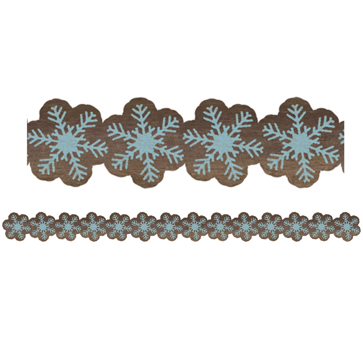 Home Sweet Classroom Snowflakes Die-Cut Border Trim, 35 Feet Per Pack, 6 Packs