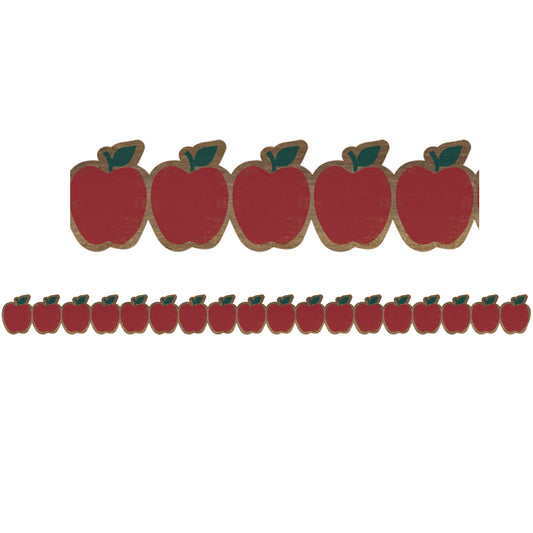 Home Sweet Classroom Apples Die-Cut Border Trim, 35 Feet