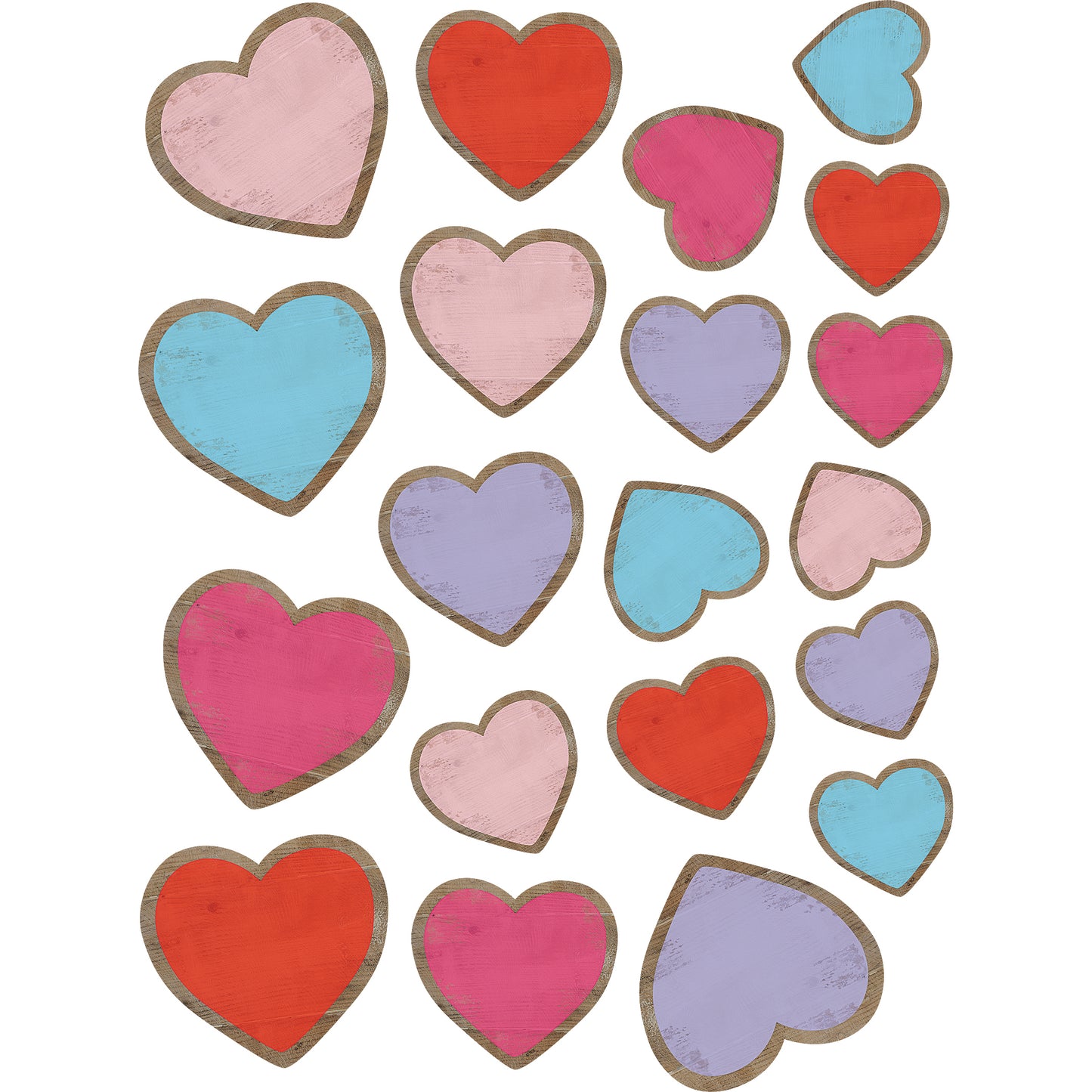 Home Sweet Classroom Hearts Accents, Assorted Sizes, Pack of 60