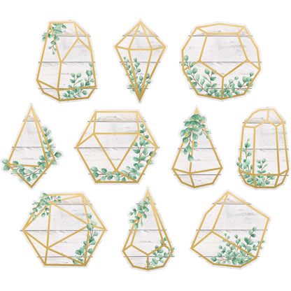 Eucalyptus Geometric Terrariums Accents, 30 Per Pack, 3 Packs