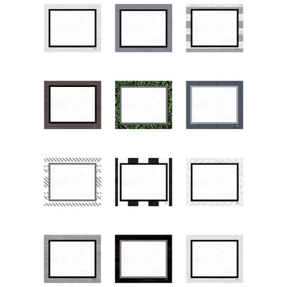 Modern Farmhouse Blank Cards Mini Accents, 36 Per Pack, 6 Packs