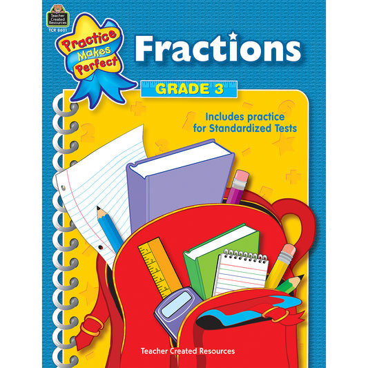 Practice Makes Perfect: Fractions Book, Grade 3