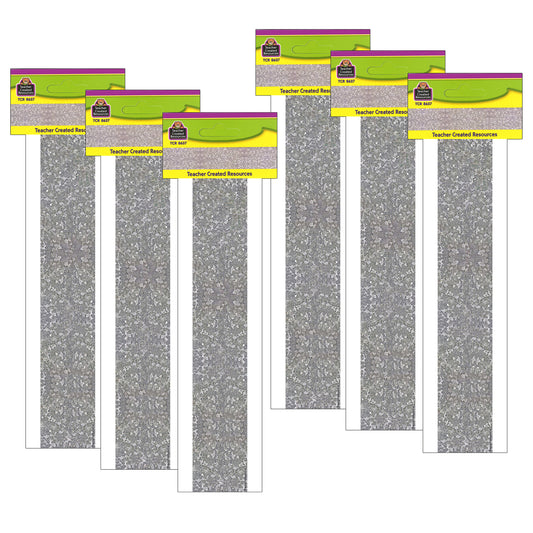 (6 PK) GALVANIZED METAL STRAIGHT