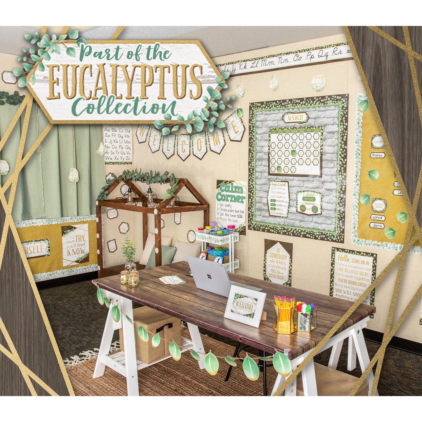 Eucalyptus You Did It! Awards, 30 Per Pack, 6 Packs