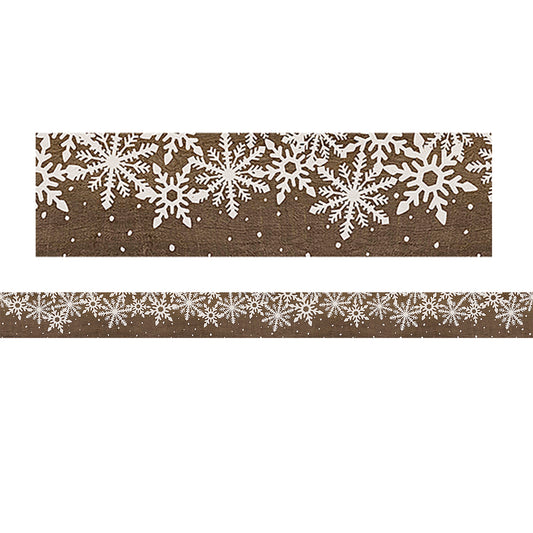 Home Sweet Classroom Winter Straight Border Trim, 35 Feet