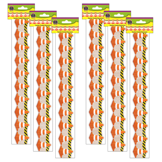 (6 PK) CONSTRUCTION CONES DIE-CUT